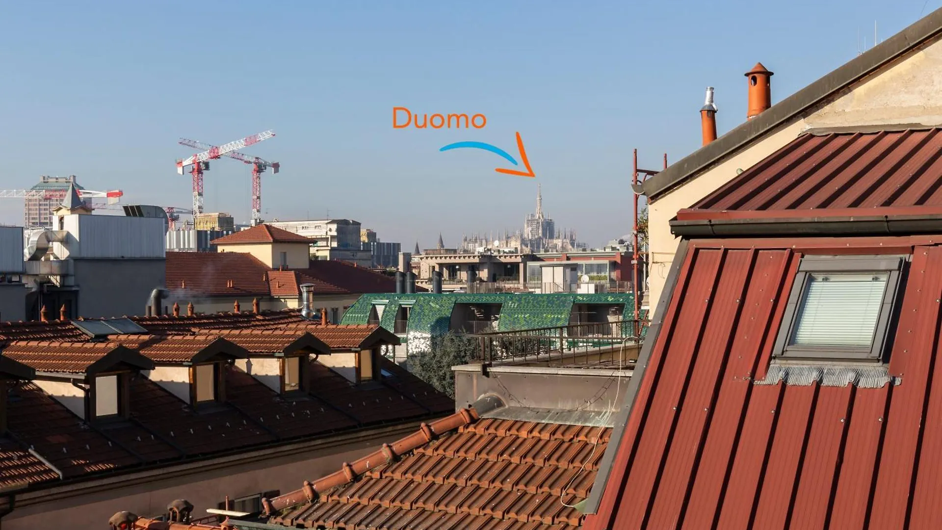 Apartment Mansarde Belvedere Duomo Milan Italy